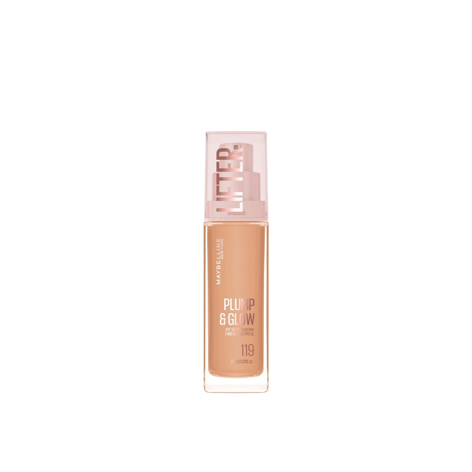 Maybelline Lifter Plump & Glow Foundation SPF15 119 30ml