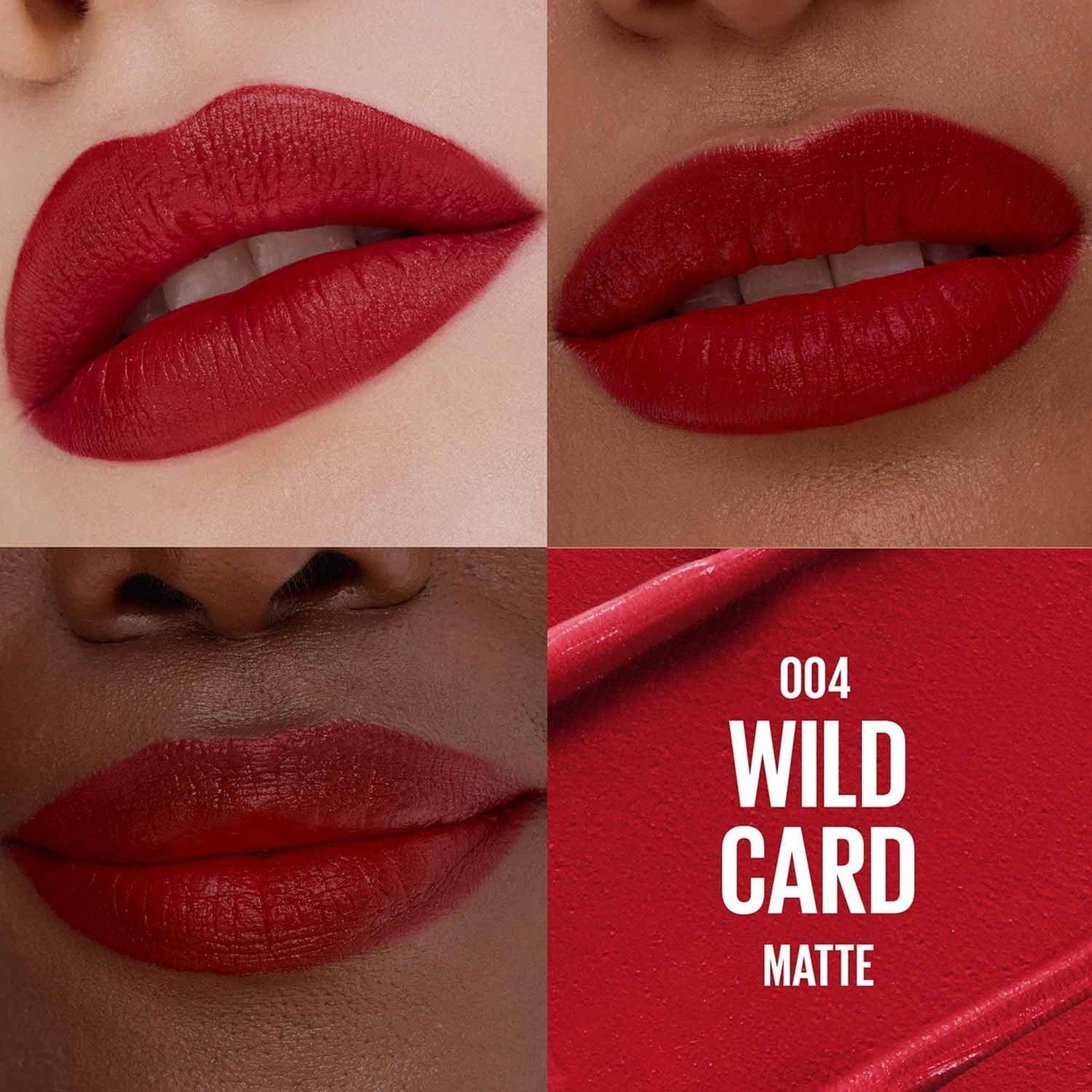 Maybelline Moisturizing Serum Matte Lipstick 004 Wild Card