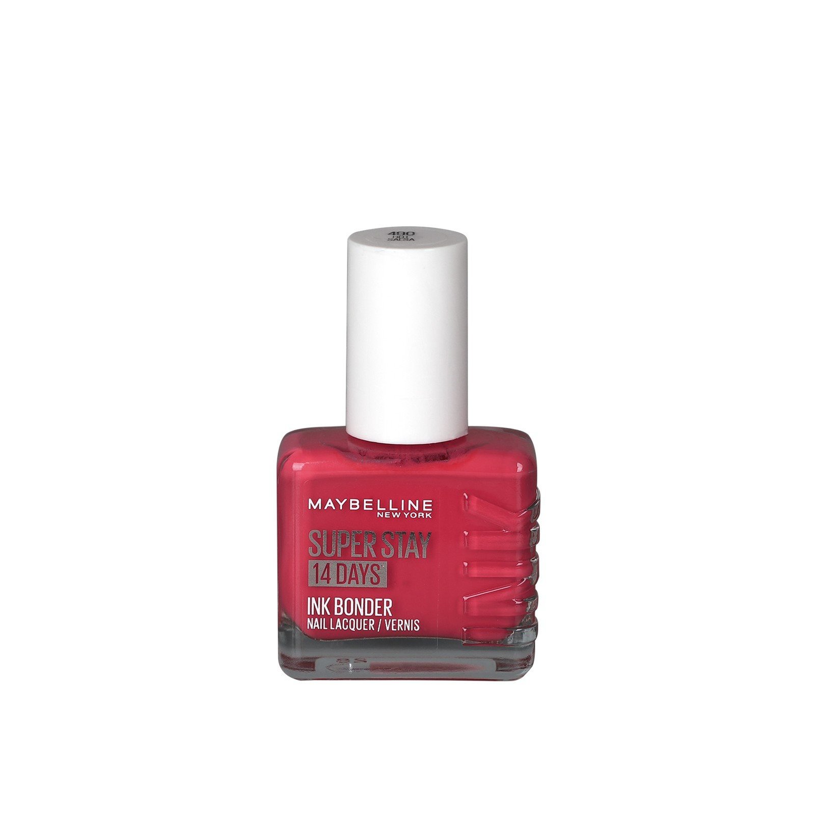 Maybelline Super Stay 14 Days Ink Bonder Nail Polish 490 Hot Salsa 12ml