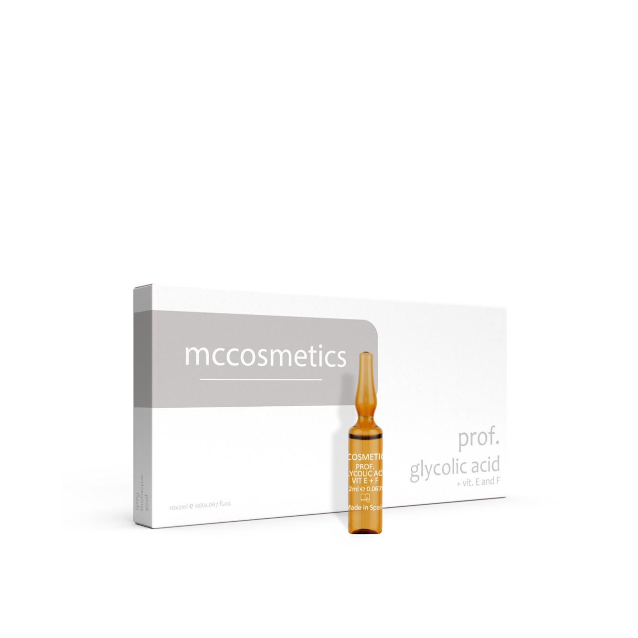 mccosmetics Prof. Glycolic Acid + Vit. E and F Ampoules 10x2ml (10x0.07fl oz)