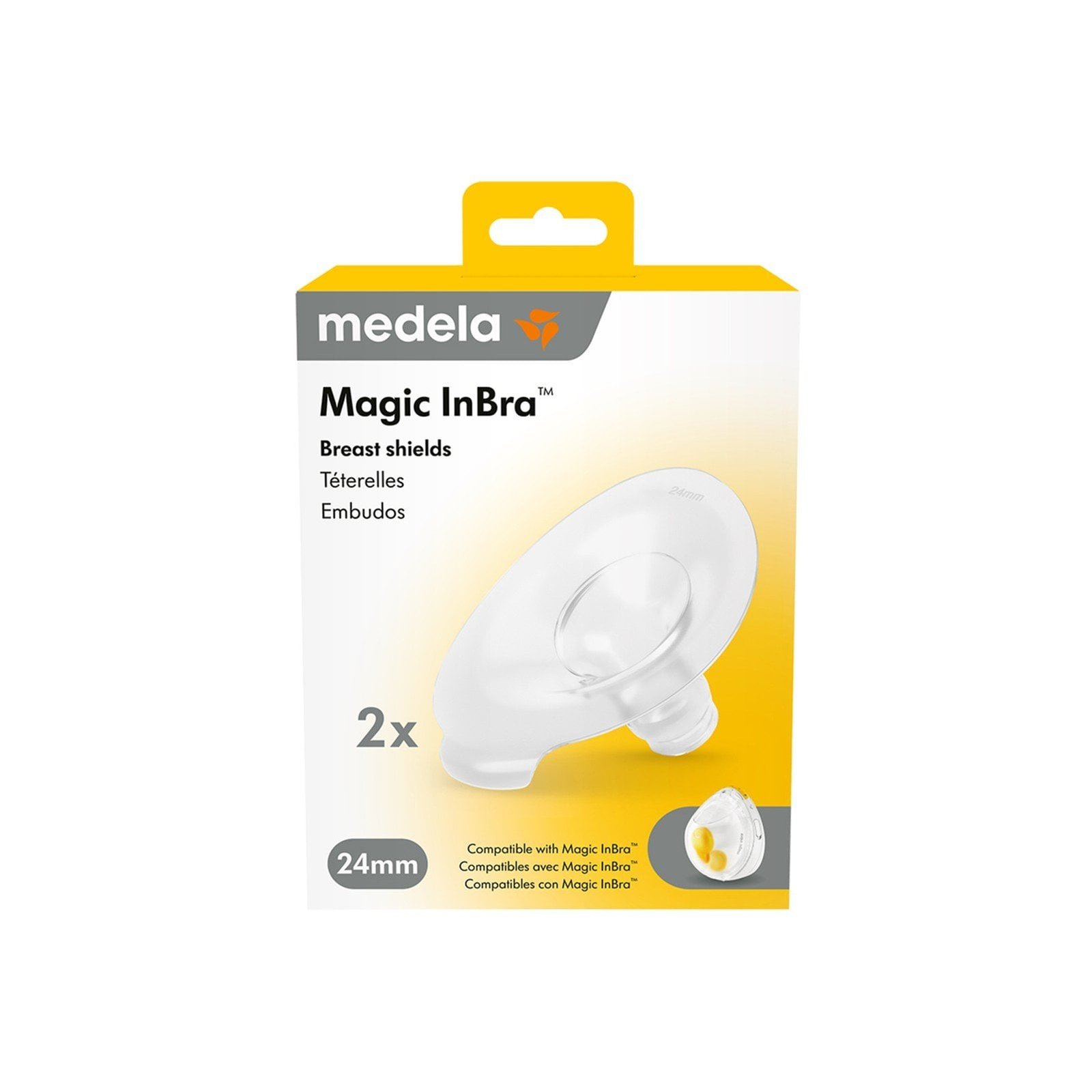 Medela Magic InBra™ Breast Shields 24mm x2