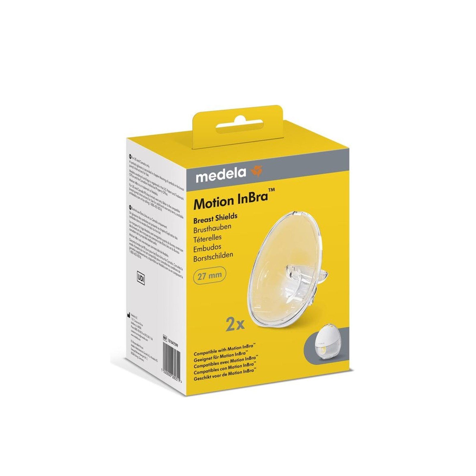 Medela Motion InBra Breast Shields 27mm x2