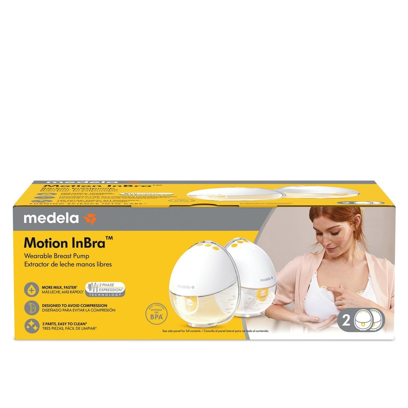 Medela Motion InBra™ Wearable Breast Pump x2