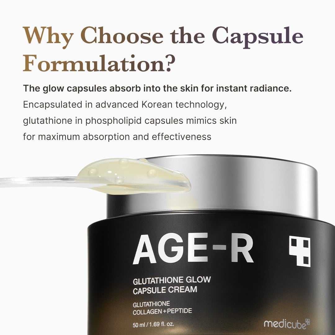 r glutathione Medicube AGE-R Glutathione Glow Capsule Cream 50ml (1.69floz) USA