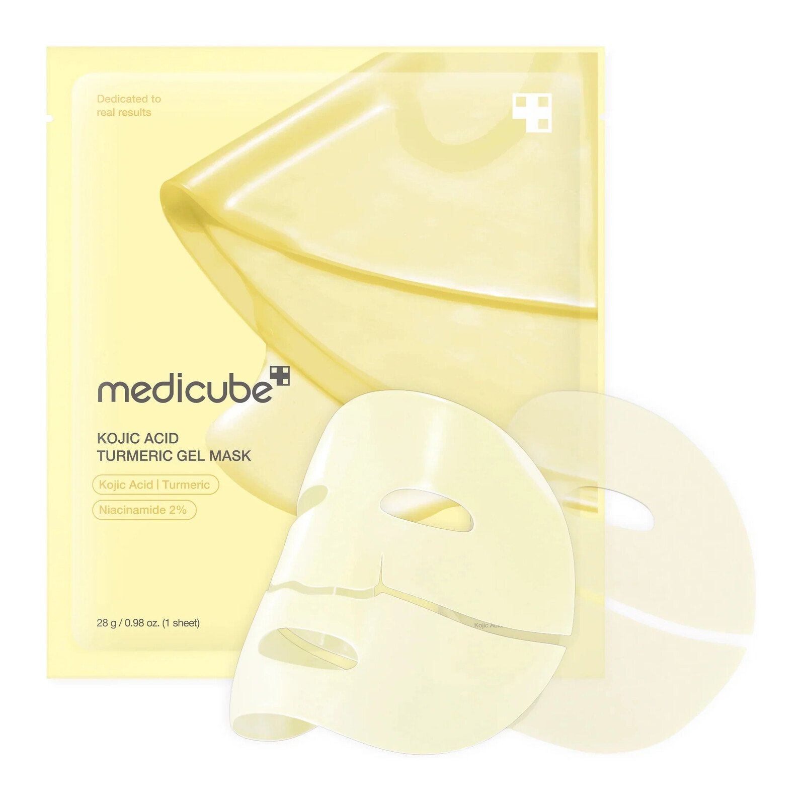 Medicube Kojic Acid Turmeric Brightening Gel Mask 28g (0.98oz)