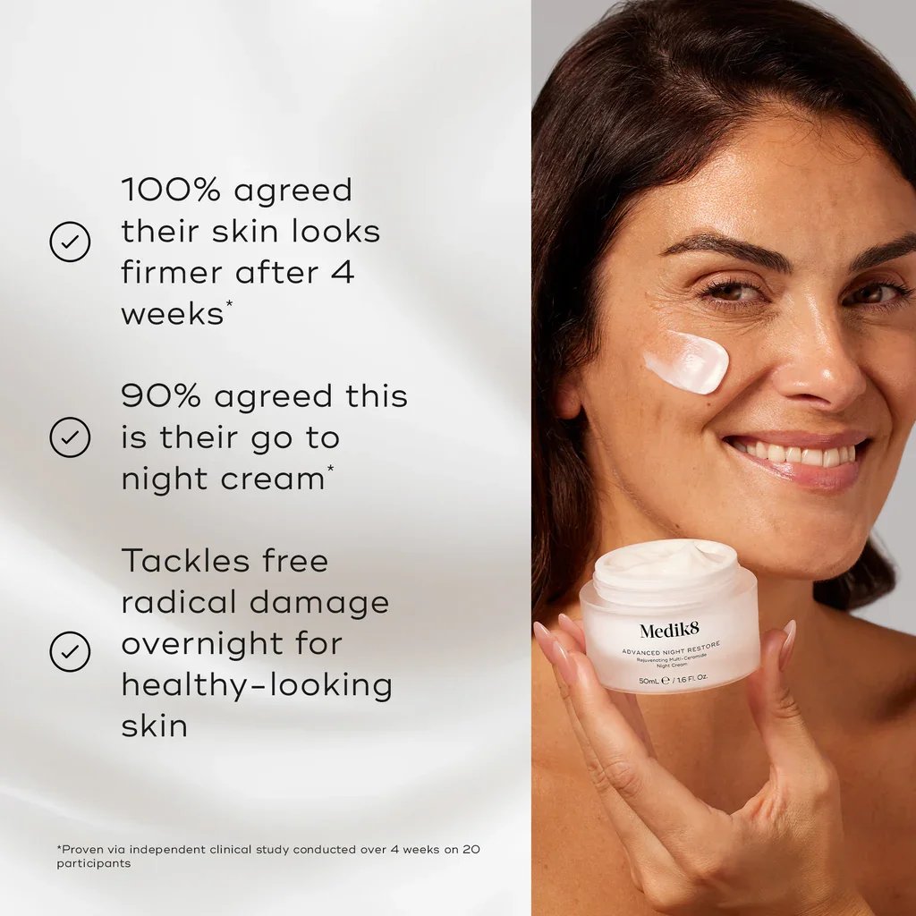 Medik8 Advanced Night Restore Rejuvenating Multi-Ceramide Night Cream 12.5ml