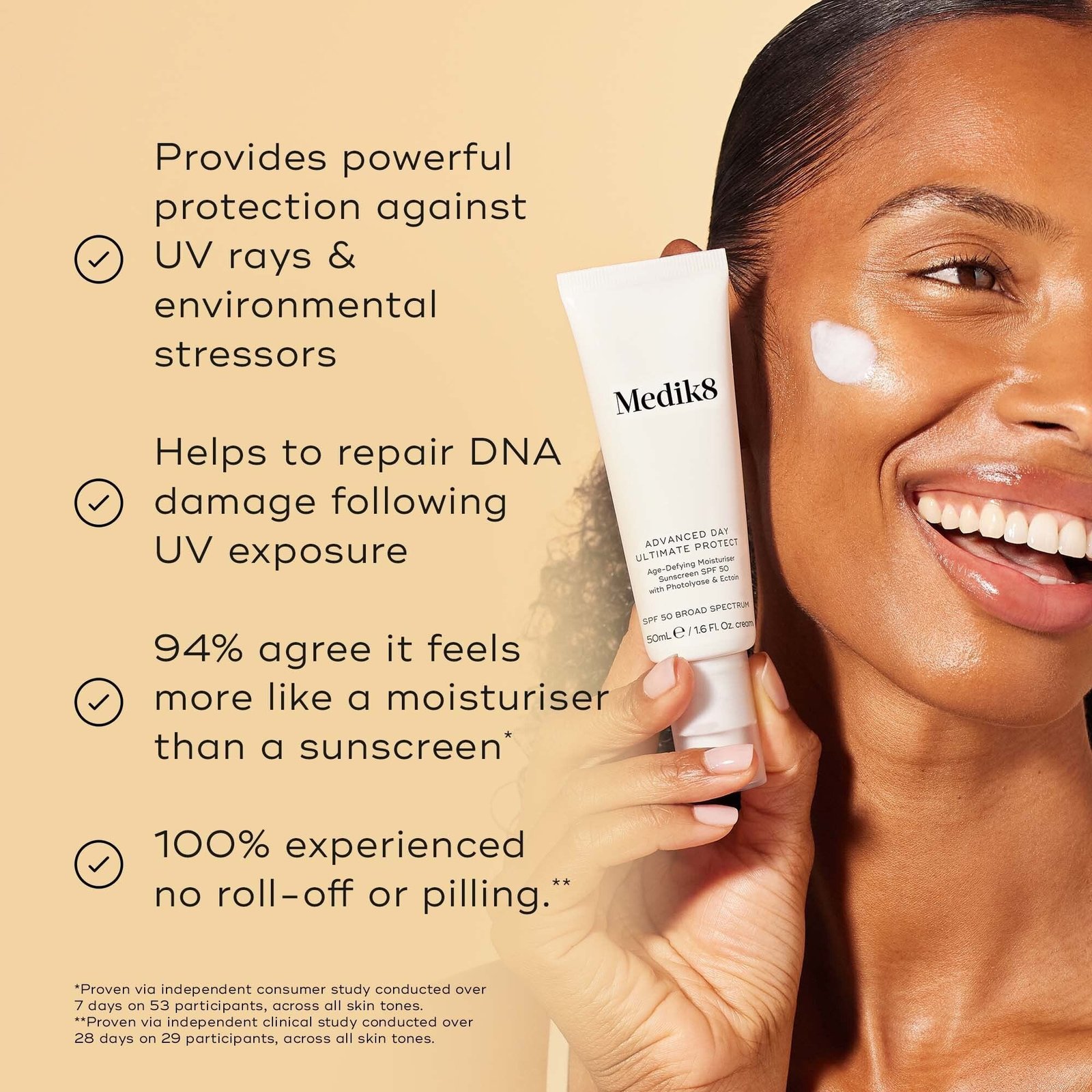 Medik8 Advanced Day Ultimate Protect Age-Defying Moisturiser SPF50+ 50ml