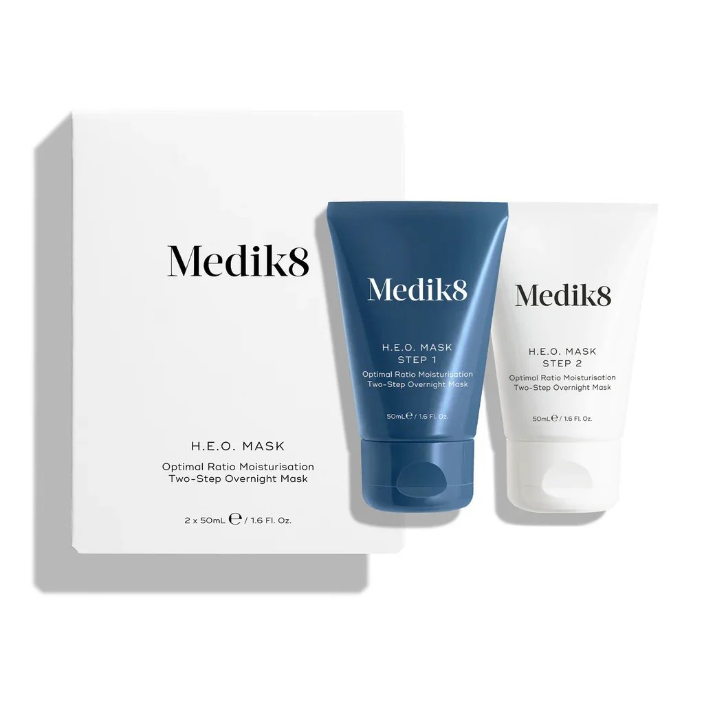 Medik8 H.E.O. قناع Two-Step ليلي قناع 50ml x2