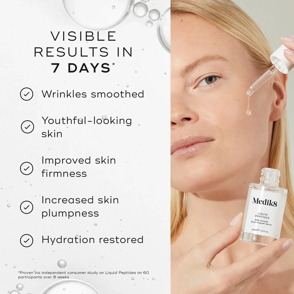 Medik8 Liquid Peptides 30% Complex Multi-Peptide Serum 8ml