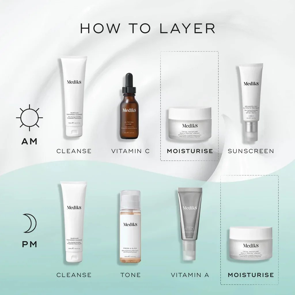 Medik8 Total Moisture كريم الوجه اليومي 50ml