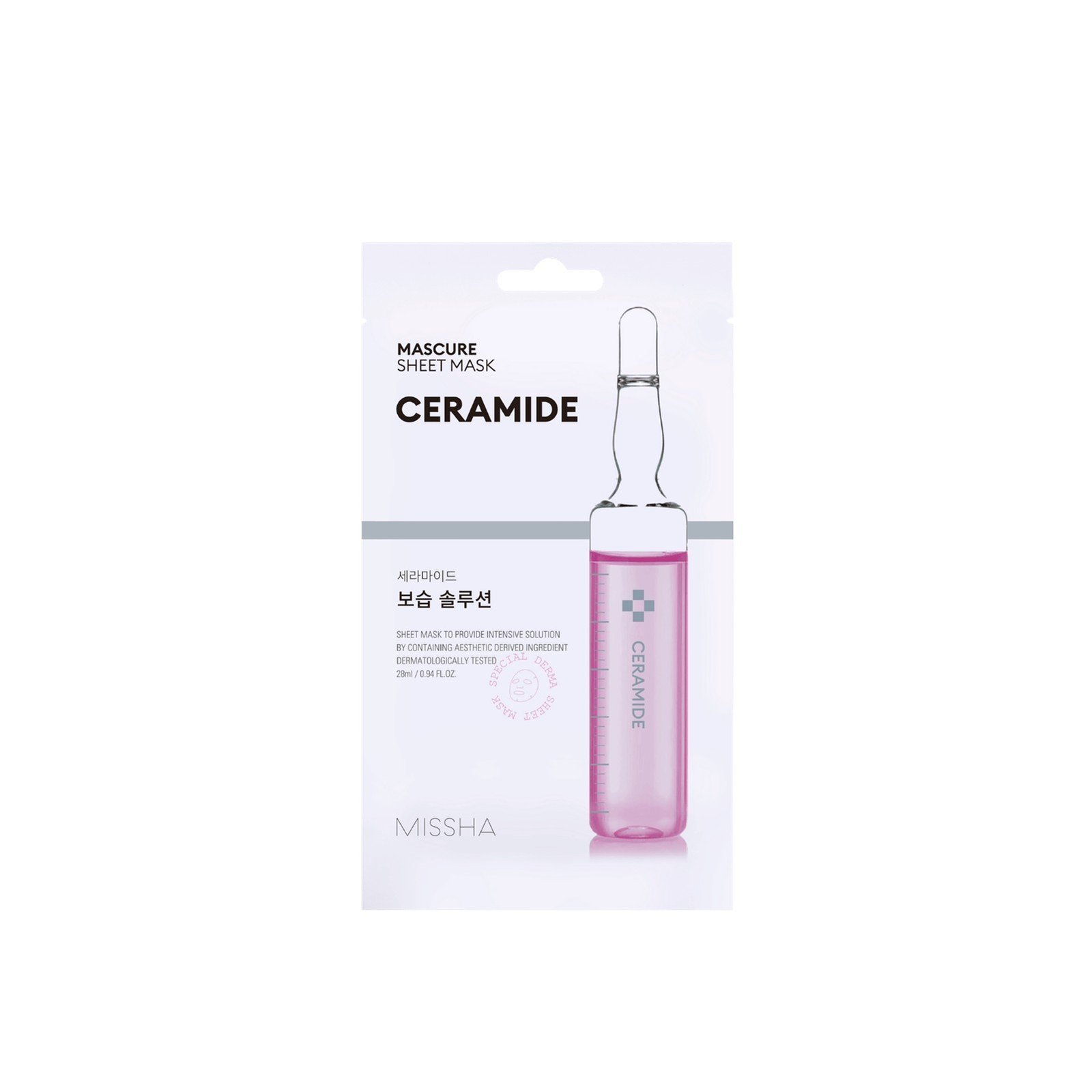 Missha Mascure Moisture Barrier Solution Ceramide Sheet Mask 28ml