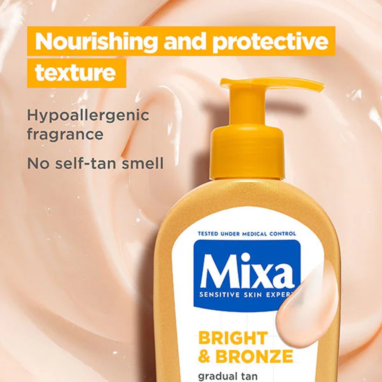 Mixa Bright & Bronze Gradual Tan Lotion 250ml