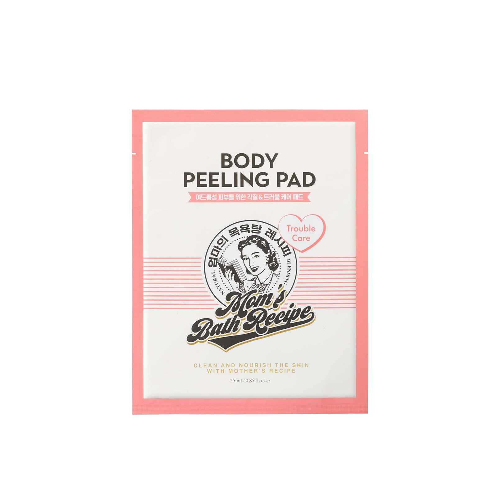 Mom's Bath Recipe Body Peeling Pad Trouble Care 25ml (0.85 fl oz)