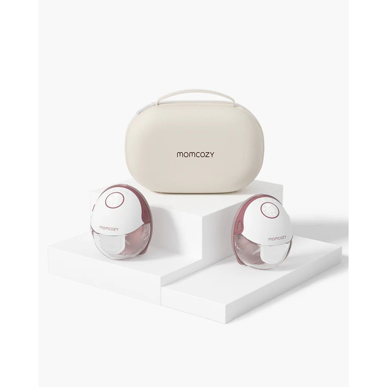 Momcozy M6 Mobile Style™ Hands-Free Double Breast Pump Cozy Red