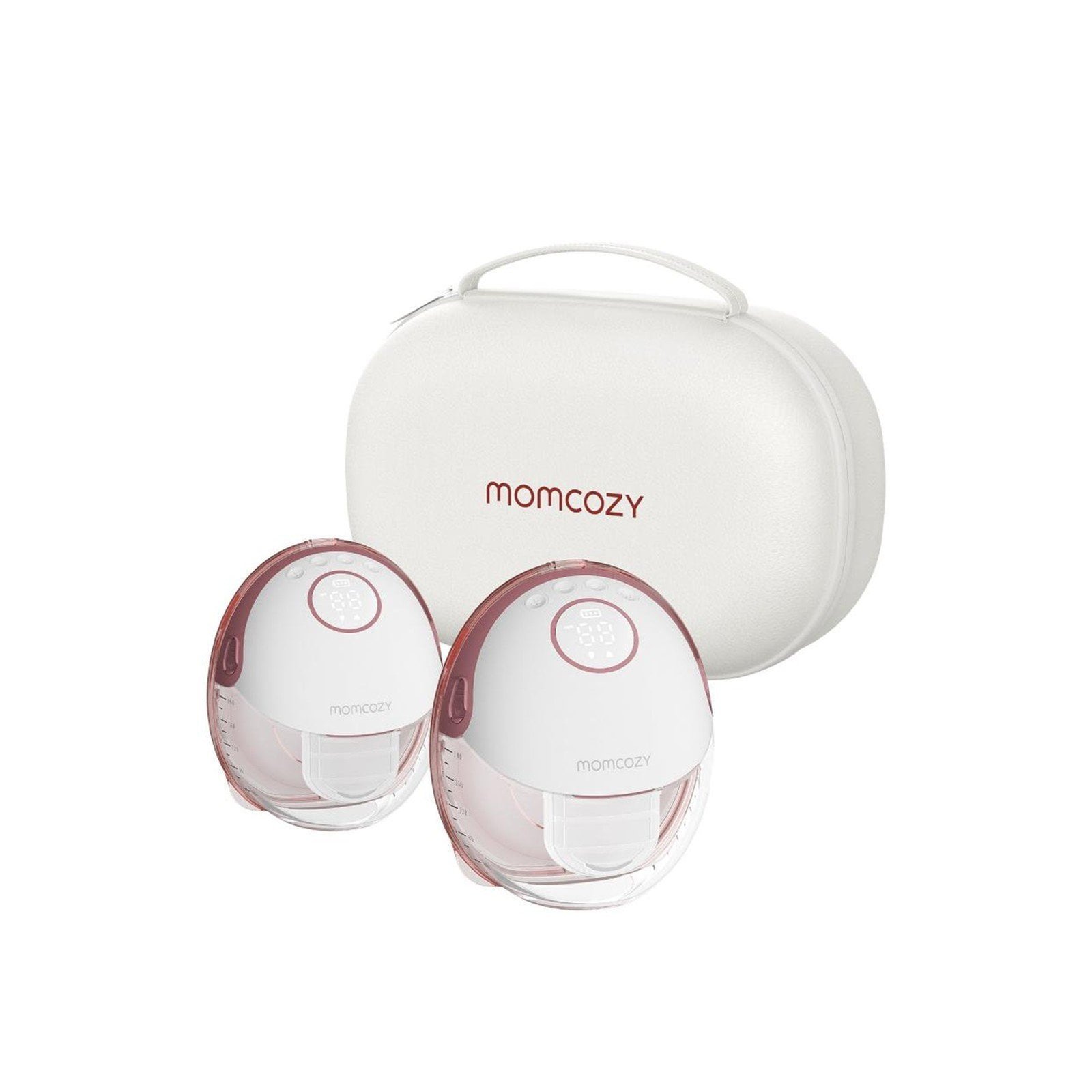 Momcozy M6 Mobile Style™ Hands-Free Breast Pump Cozy Red