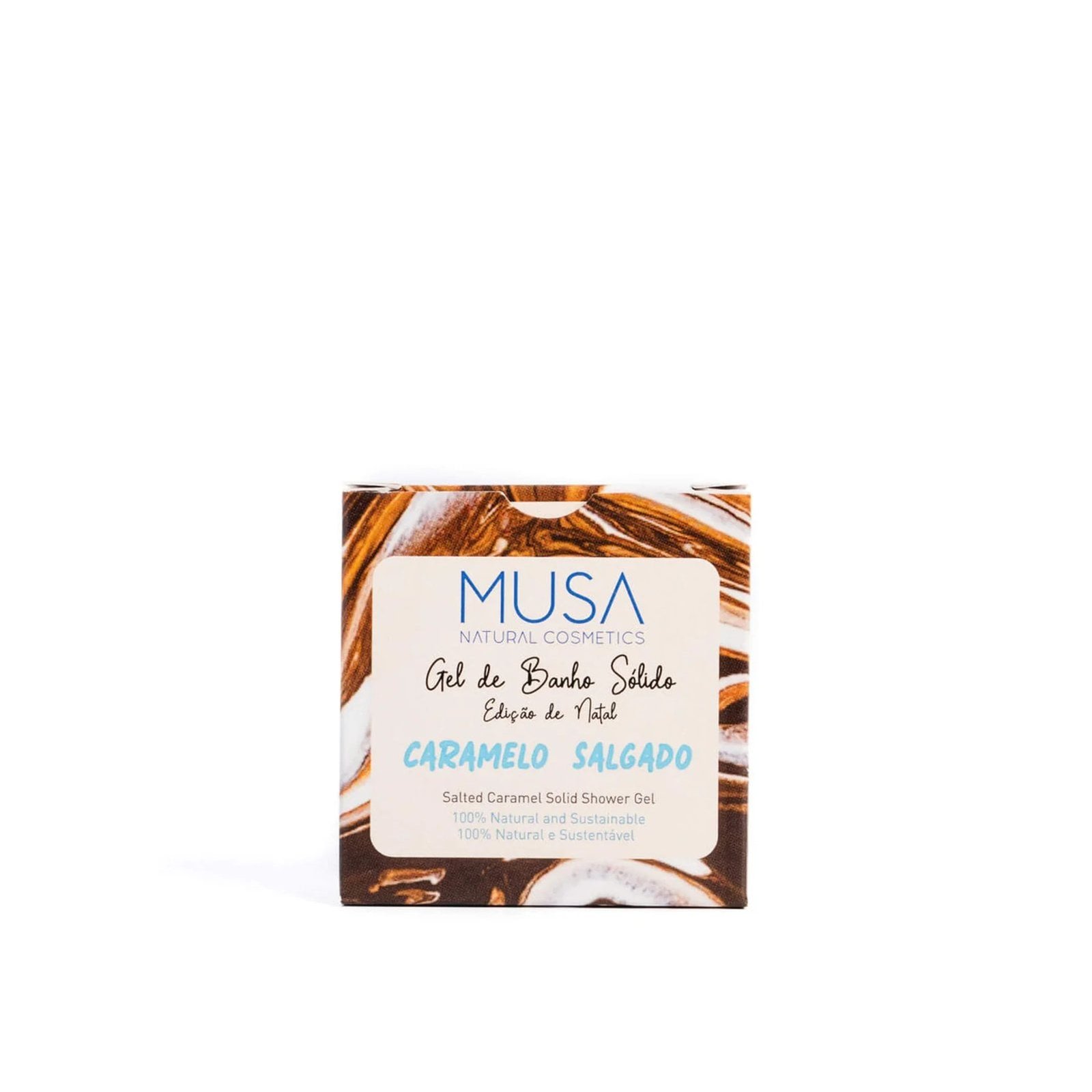 MUSA Natural Cosmetics Gel doccia solido al caramello salato 50 g