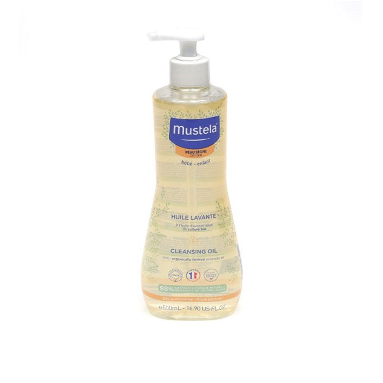 Mustela Baby Dry Skin Cleansing Oil 500ml (16.91fl oz)