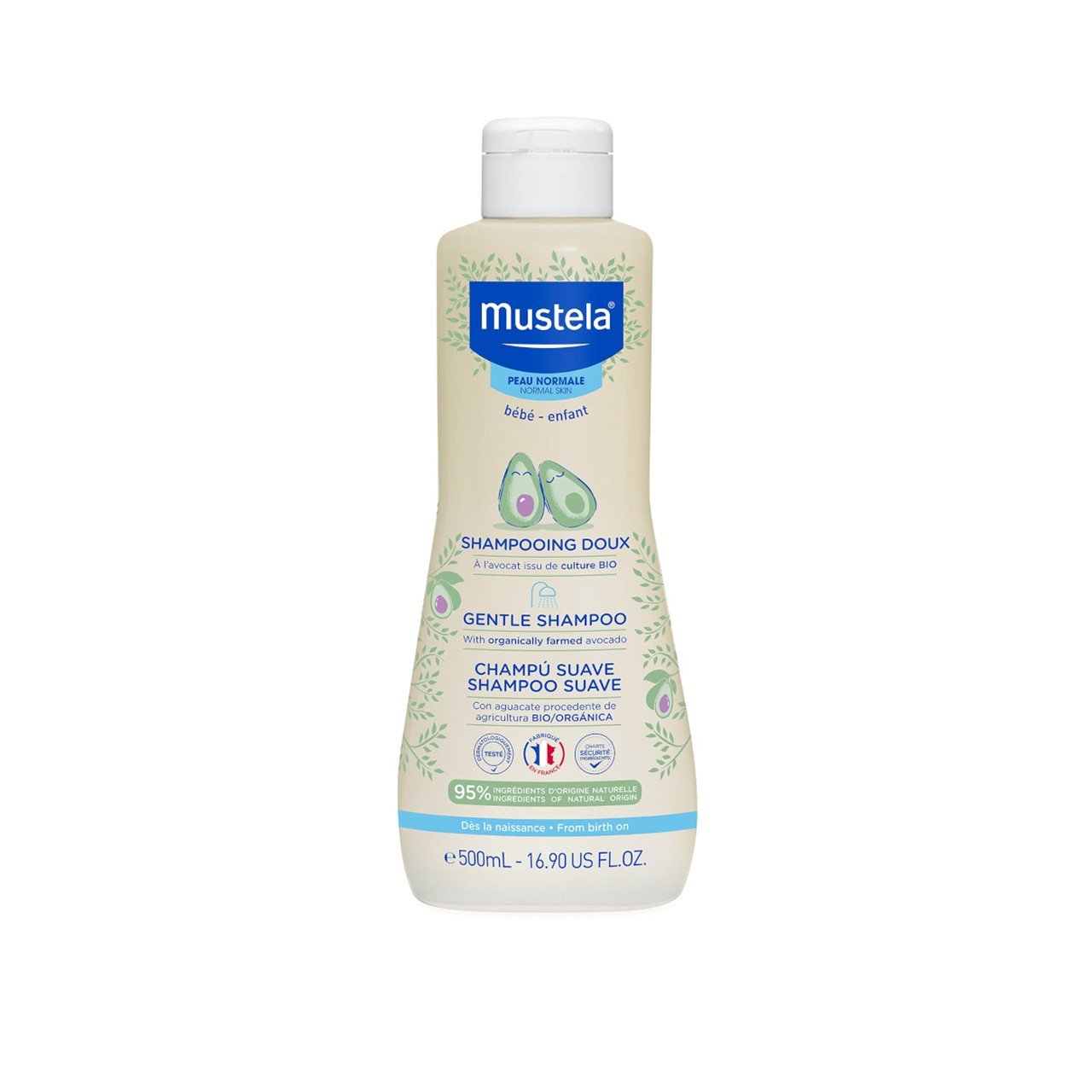 Mustela Baby Gentle Shampoo 500ml (16.91fl oz)