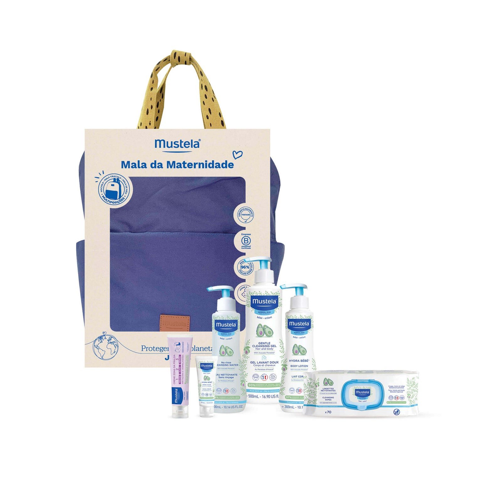 Mustela Baby Maternity Bag Multipositions Blue
