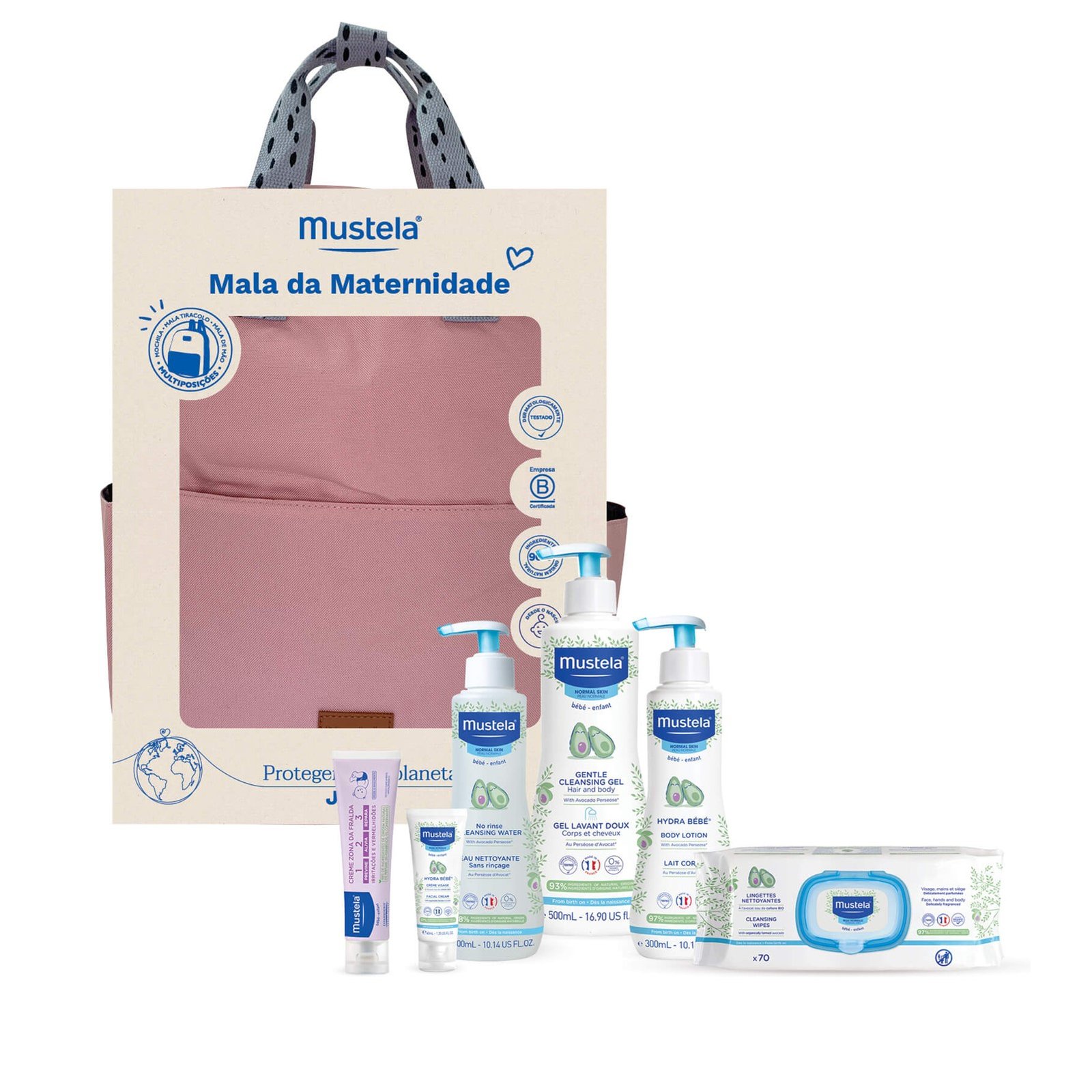 Buy Mustela Baby Maternity Bag Multipositions Pink · USA