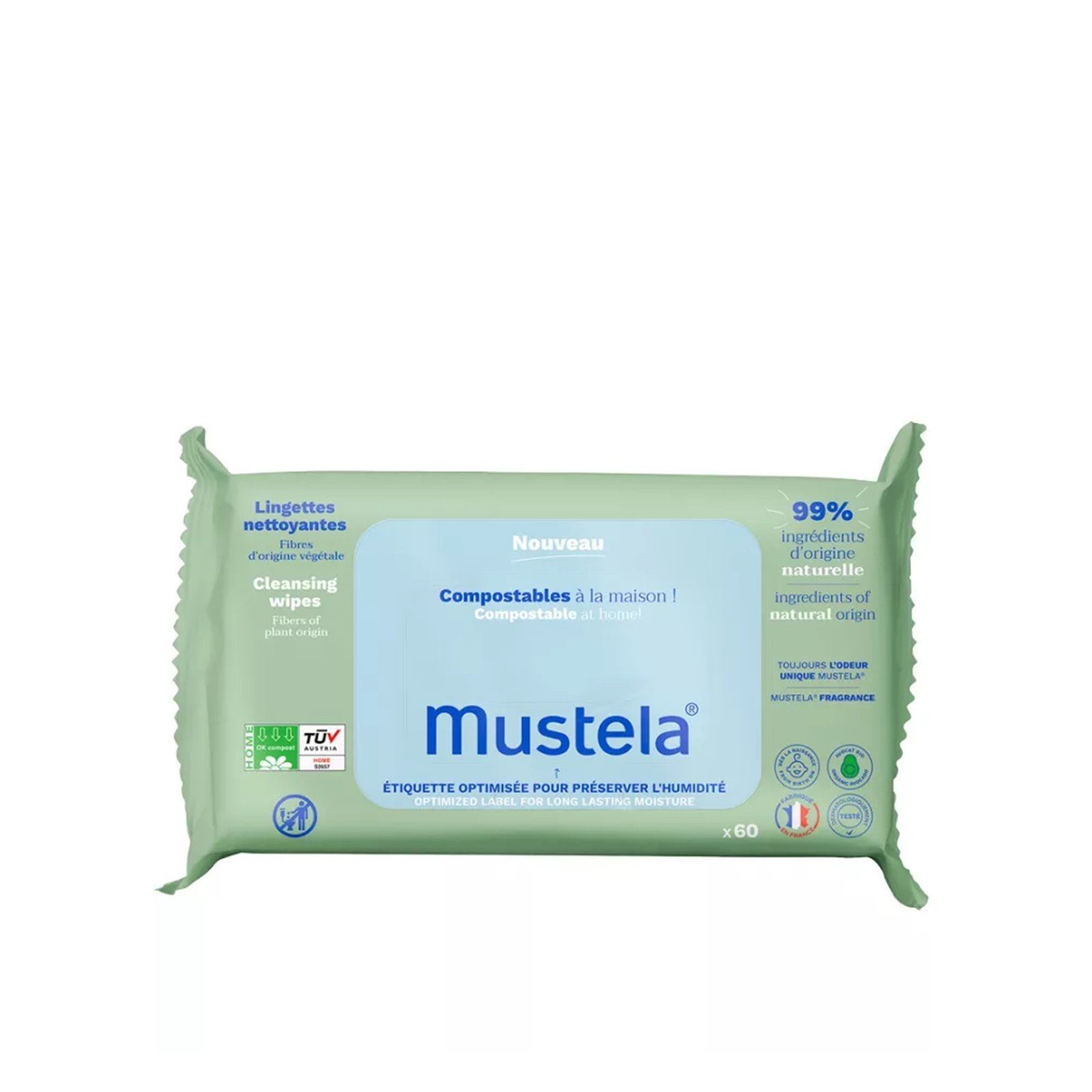 Mustela Cleansing Wipes x60