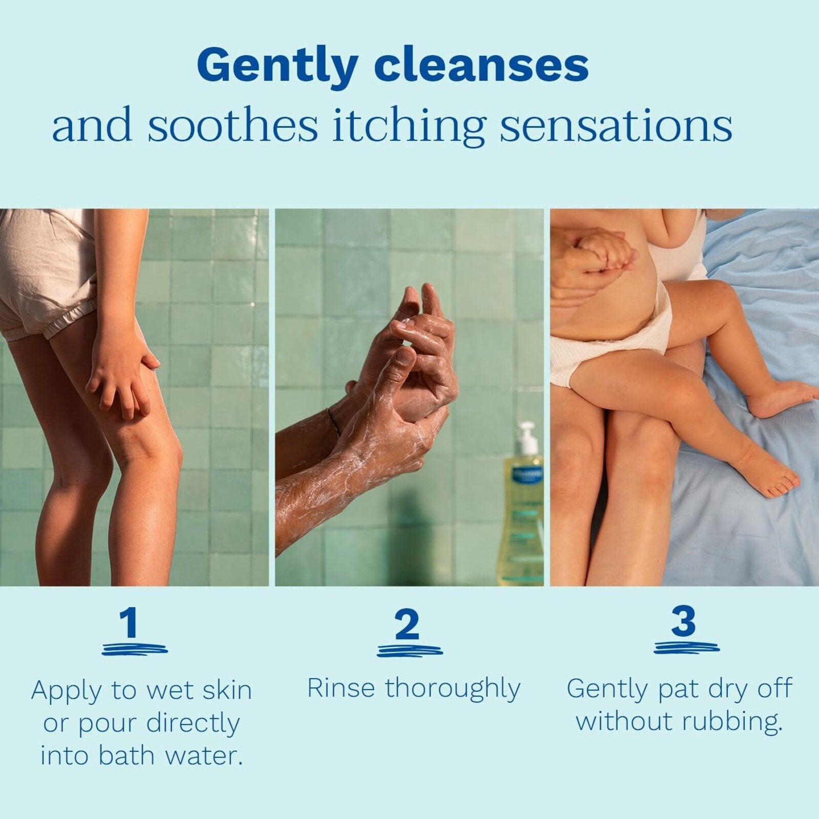 Mustela Stelatopia Anti-Itching Cleansing Oil 500ml (16.9floz)