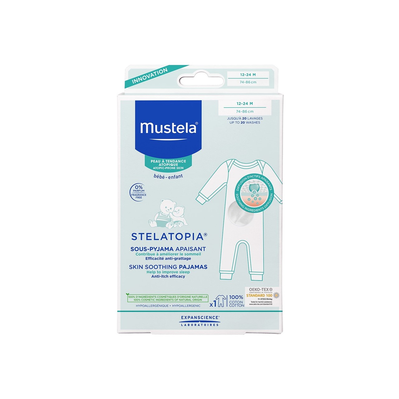 Mustela Stelatopia Skin Soothing Pajamas 12-24 Months x1