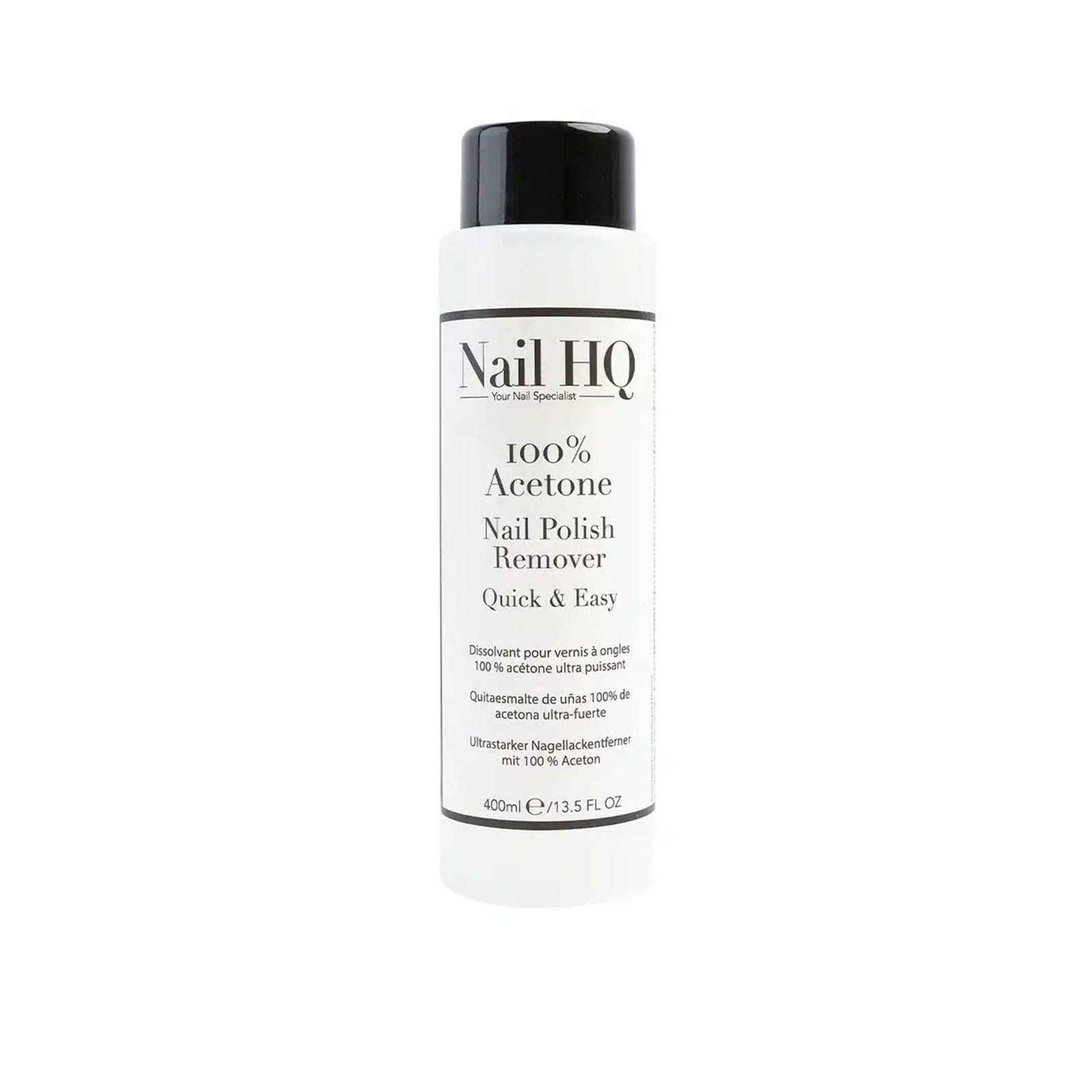 Nail HQ 100% Acetone Nail Polish Remover 400ml