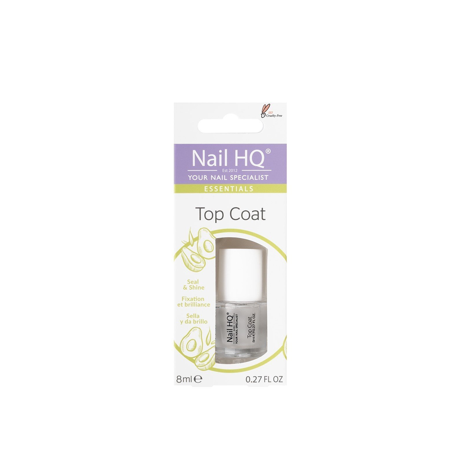 Nail HQ Essentials Top Coat 8ml
