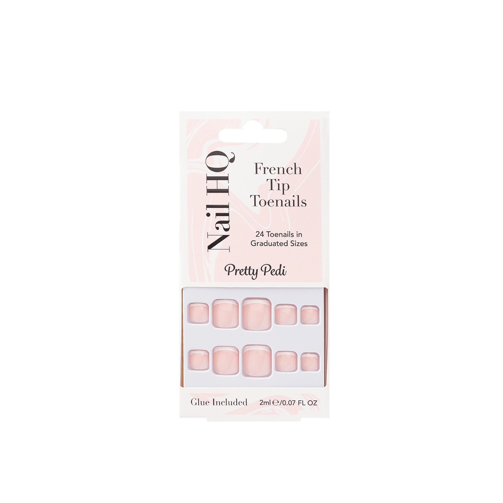 Nail HQ French Tip Toenails x24