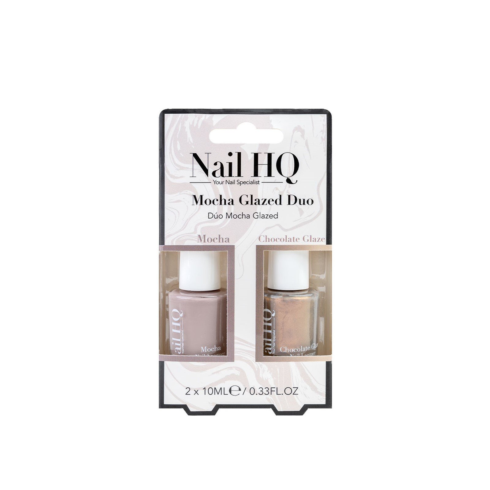 Nail HQ Mocha Glazed Duo 10mlx2