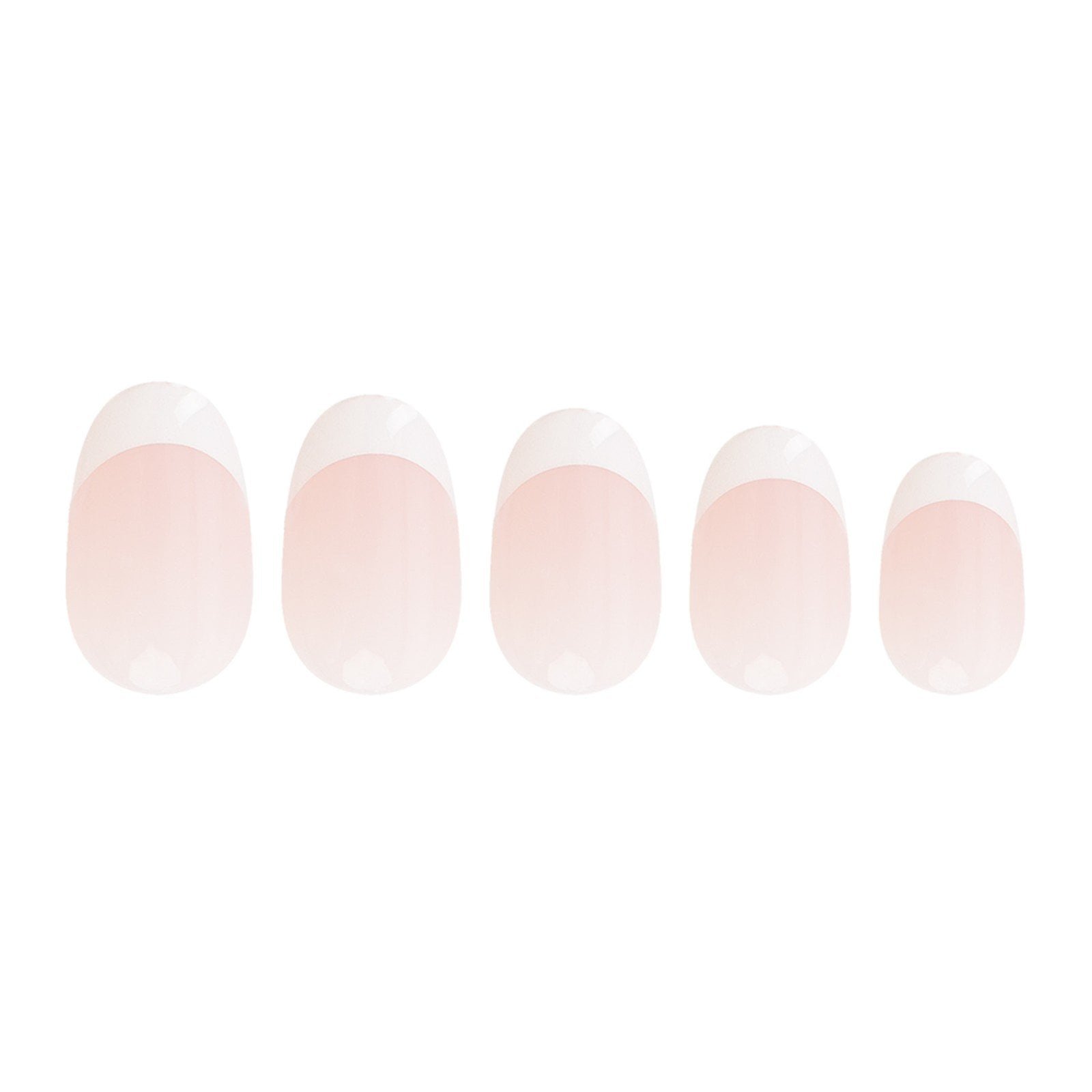 Nail HQ Oval Bold French Acrylic Nails x24