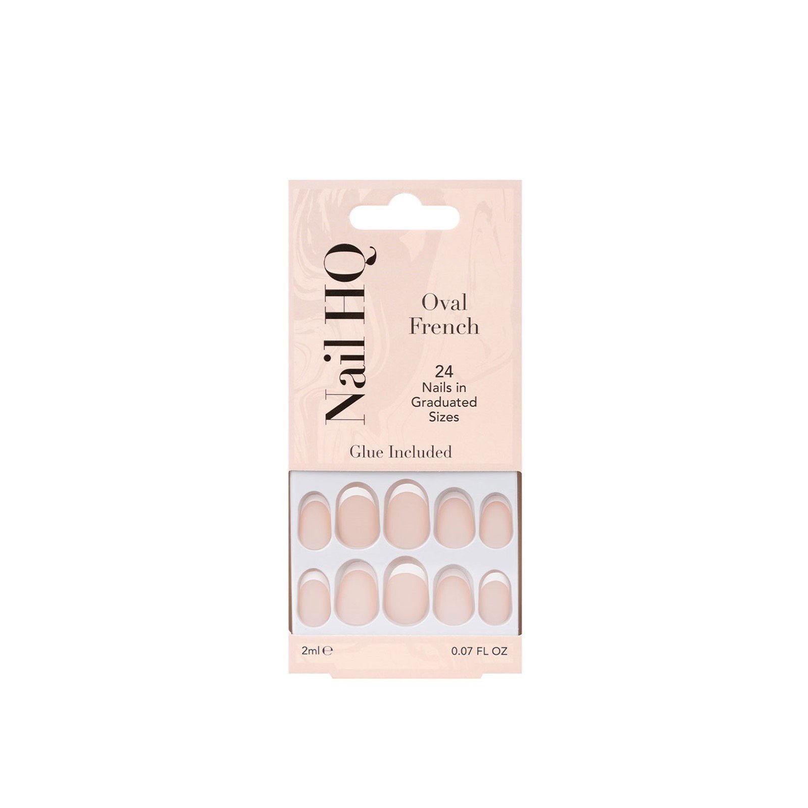 Nail HQ Oval French Nails x24