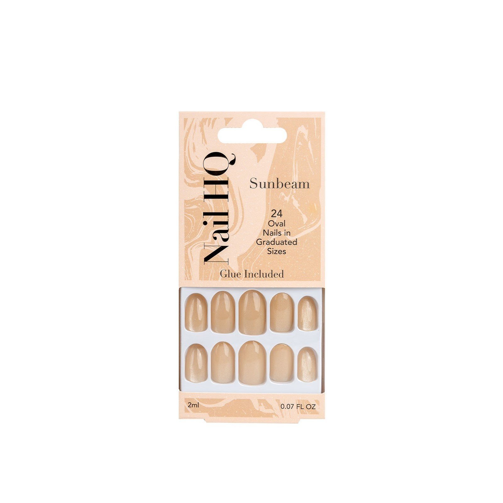 Nail HQ Oval Sunbeam Nails x24