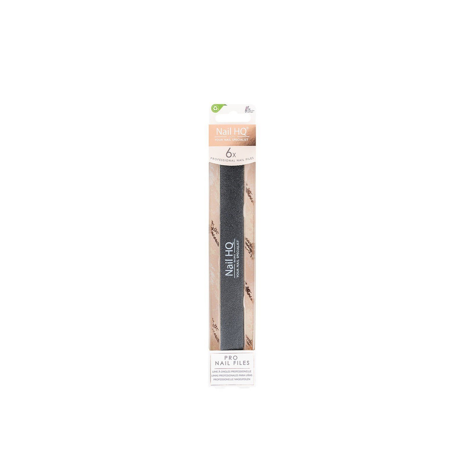 Nail HQ Professional Nail Files x6