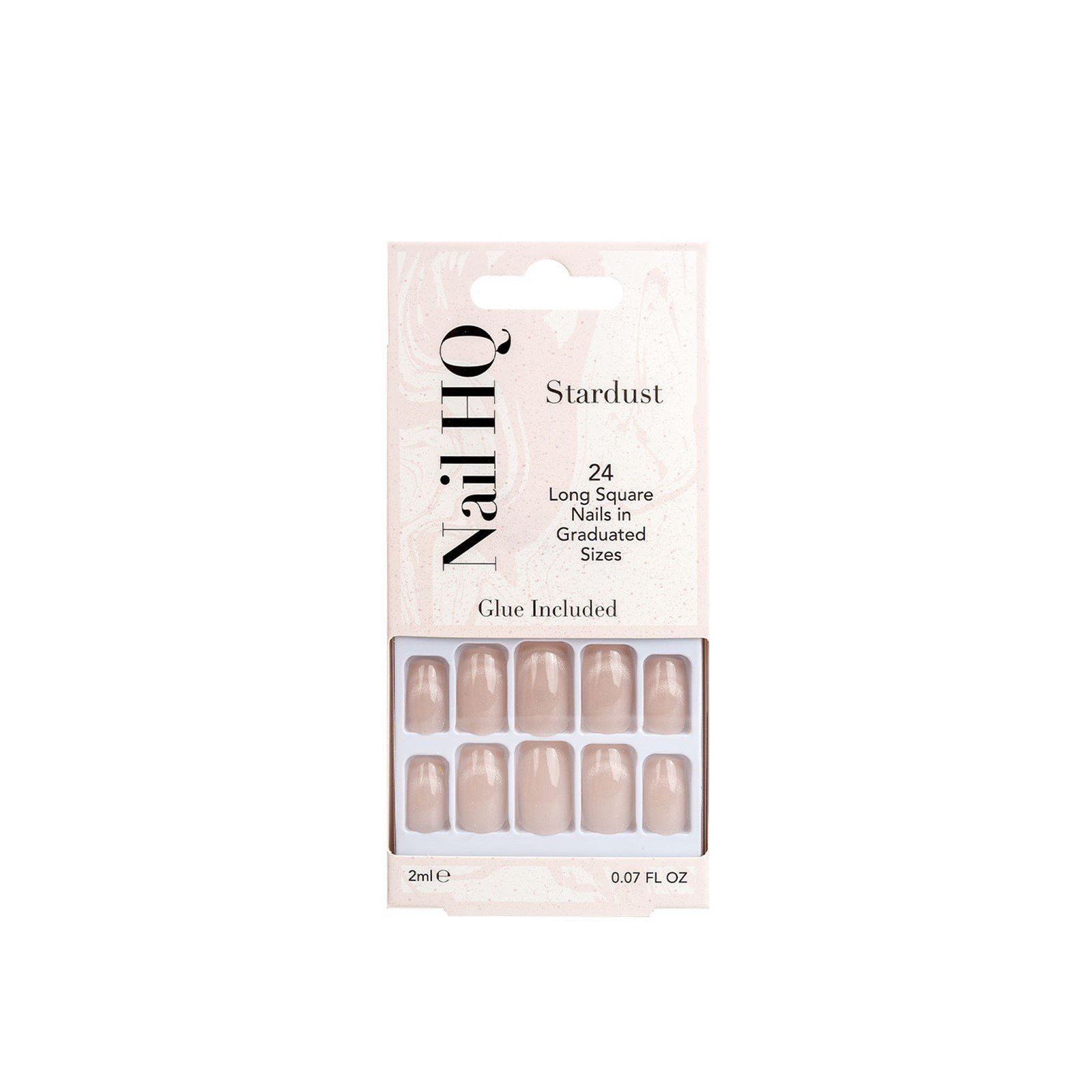Nail HQ Square Stardust Nails x24
