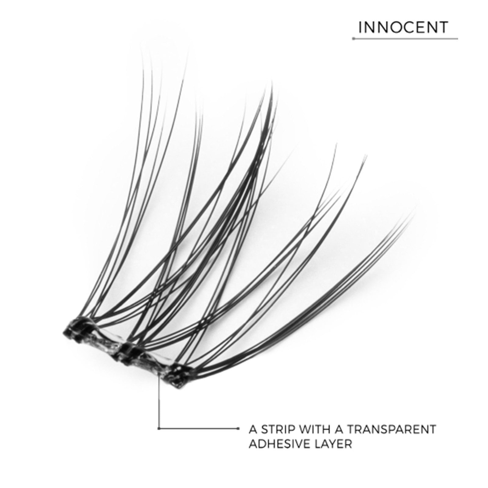 Nanolash DIY Eyelash Extensions Stick & Go Pre-Glued Lashes Innocent