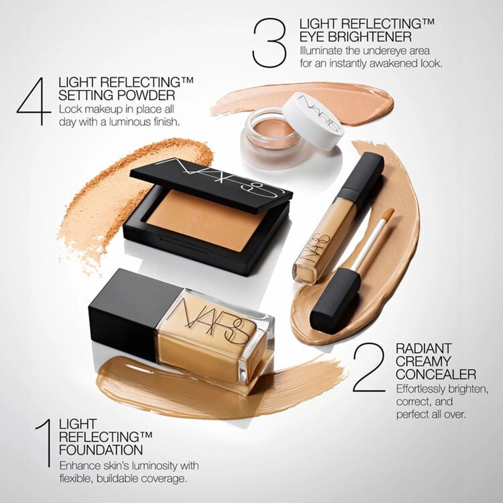 NARS Cosmetics Iluminador Refletor de Luz para Olhos Goldeneye 6g