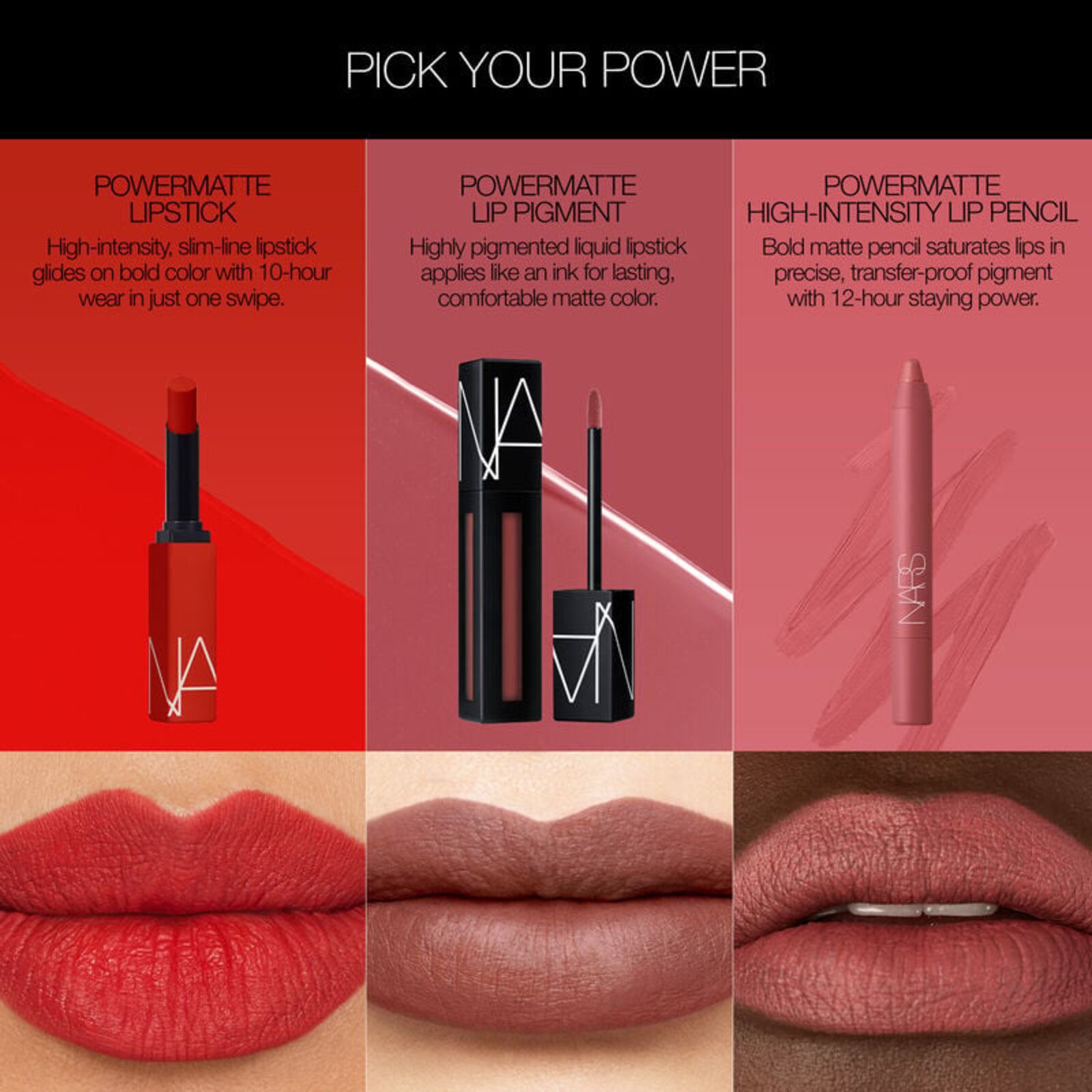 NARS Cosmetics Powermatte High-Intensity Lip Pencil 112 American Woman 2.4g
