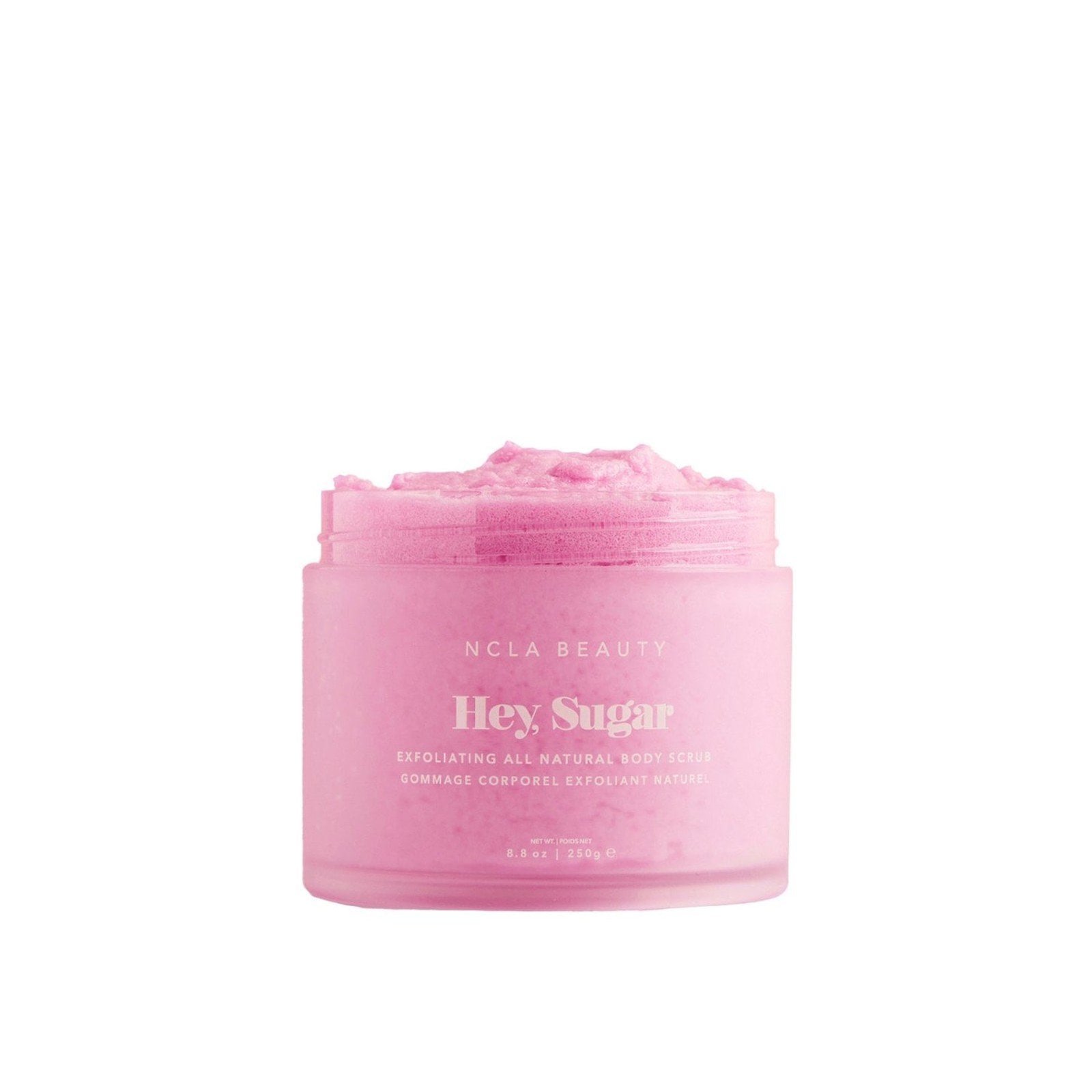 NCLA Beauty Hey, Sugar Pink Champagne Body Scrub 250g