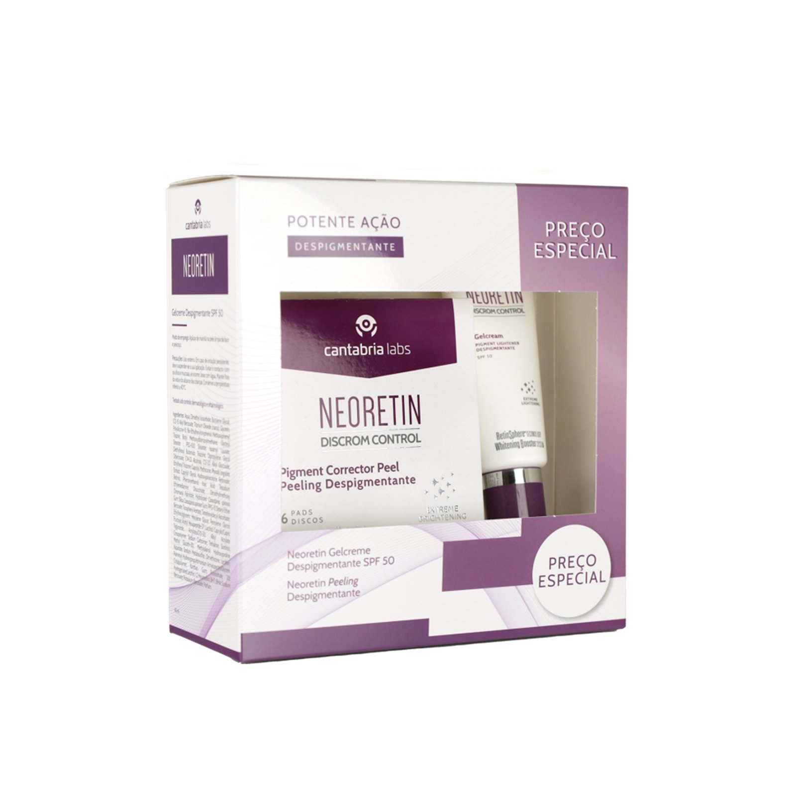 Neoretin Discrom Control Pigment Corrector Peel 6x1ml + Gel-Cream SPF50 40ml