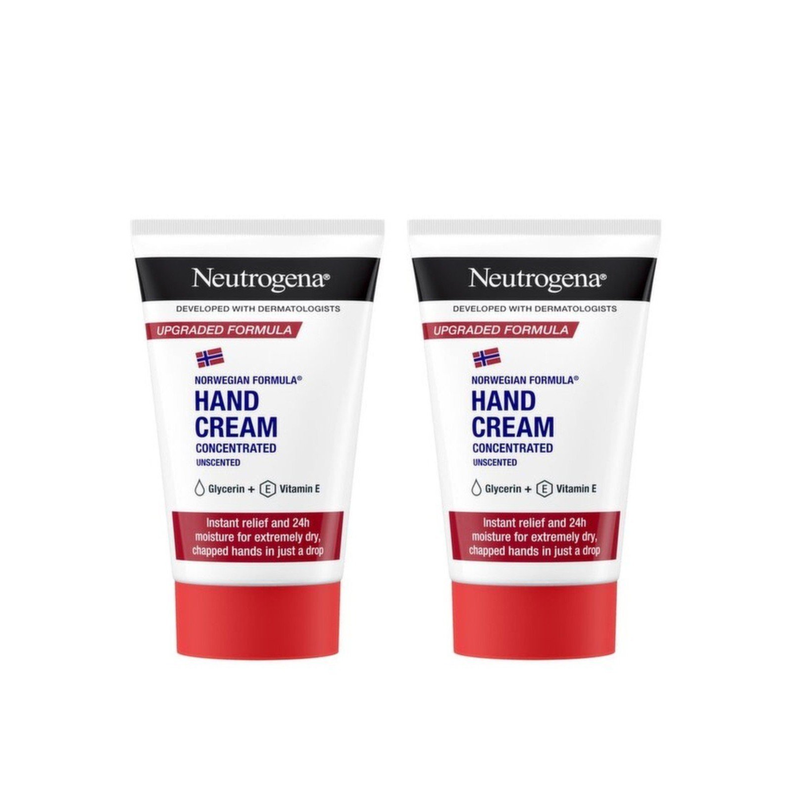 Neutrogena Concentrated Hand Cream Fragrance-Free 50ml x2