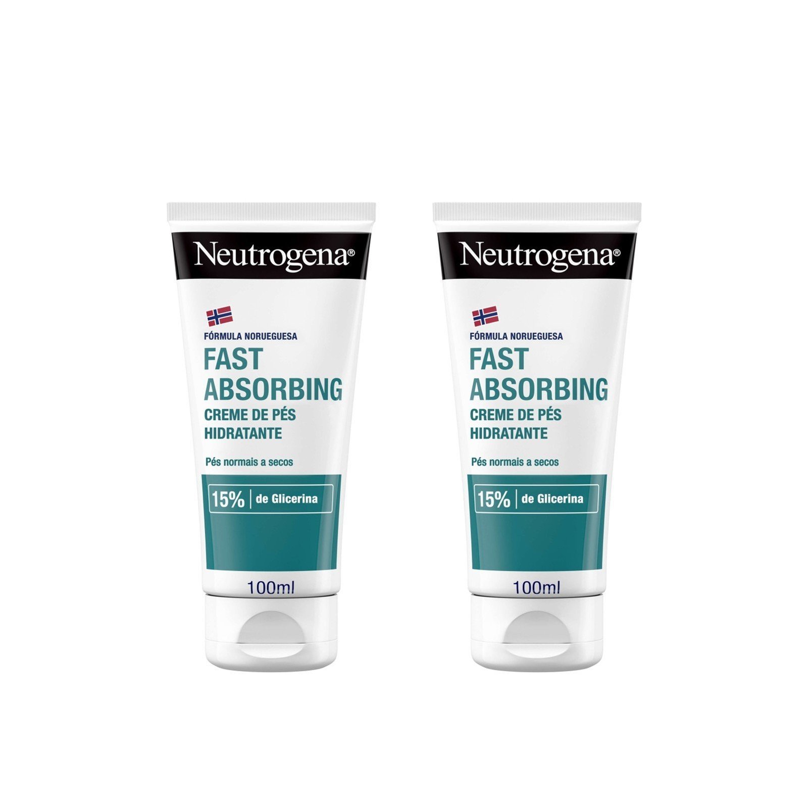 Neutrogena Feet Cream Fast Absorbing 100ml x2