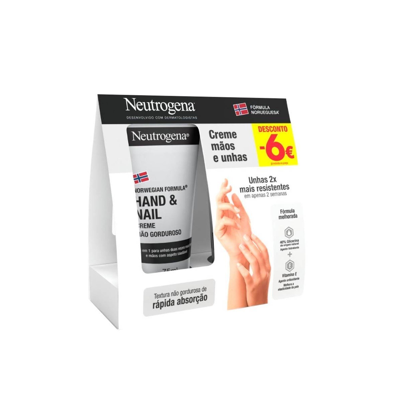 Neutrogena Hand & Nail Cream 75ml x2