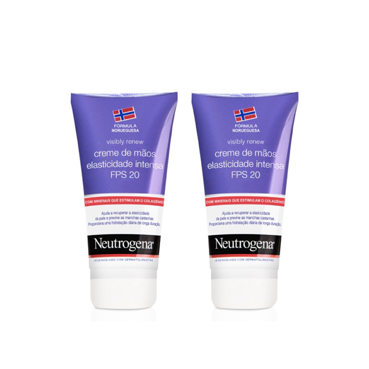 Neutrogena Visibly Renew Elasti-Boost Hand Cream SPF20 75ml x2