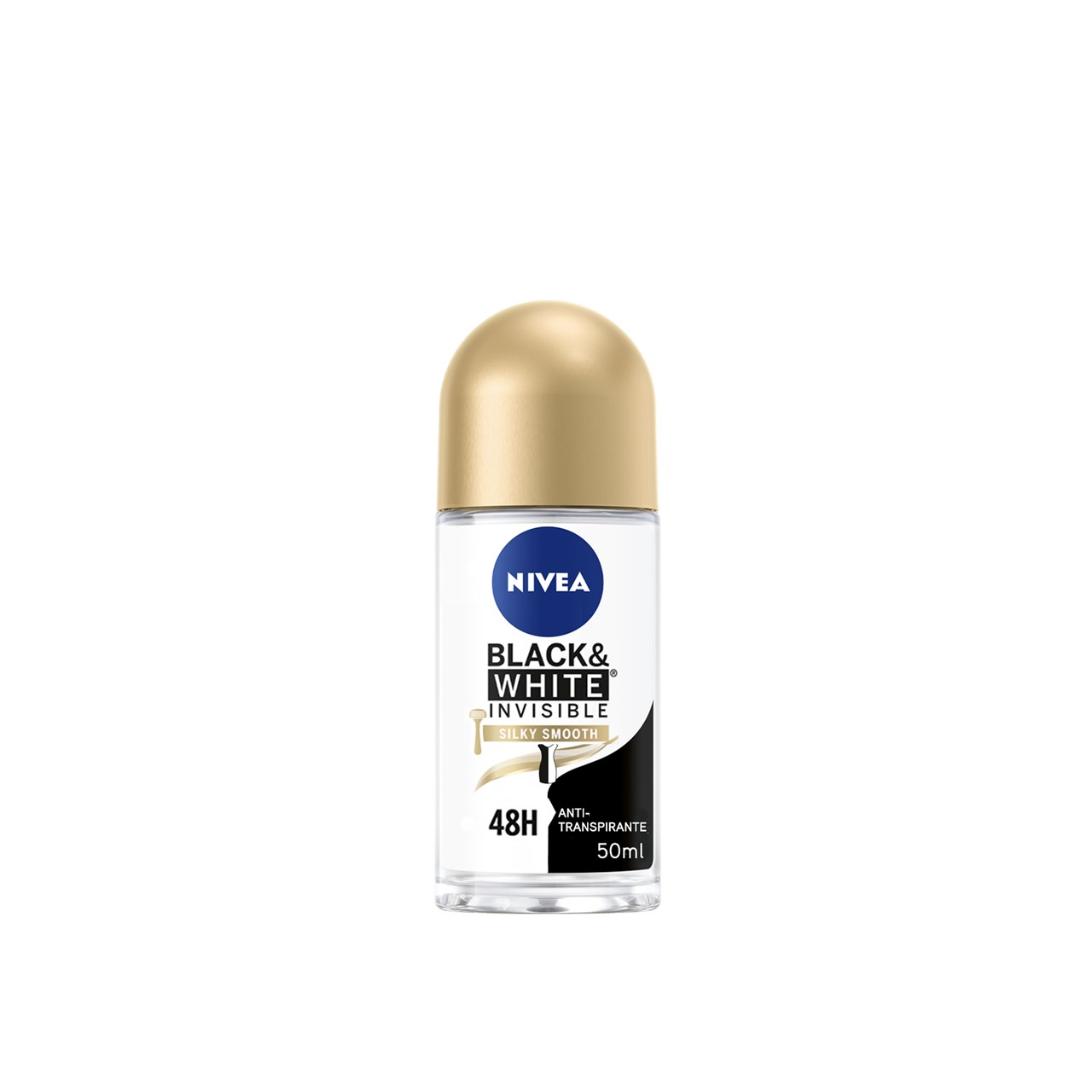 Buy Nivea Black & White Invisible Silky Smooth Roll-On 50ml · India