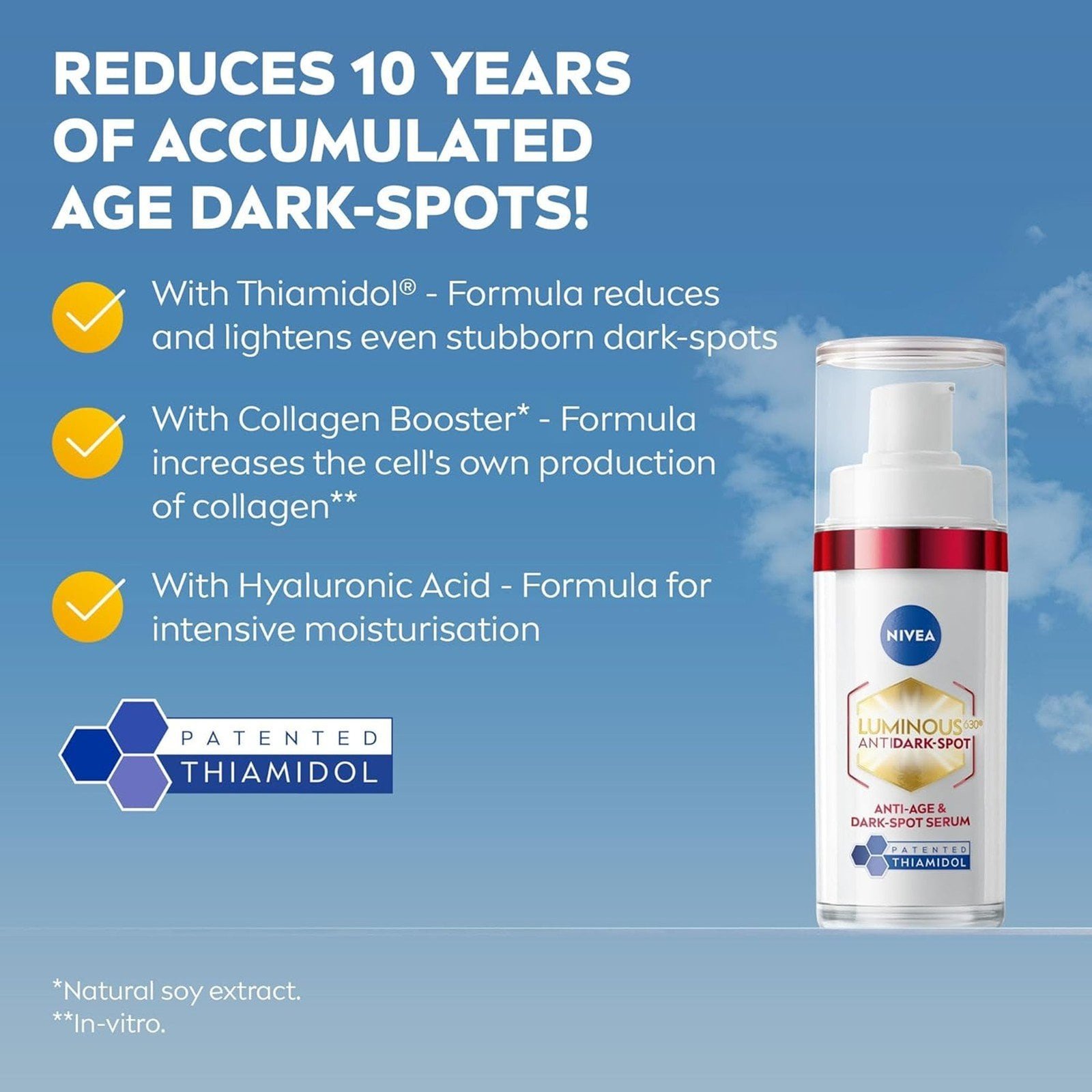 Nivea Luminous 630 2-In-1 Anti-Age & Spot Serum 30ml