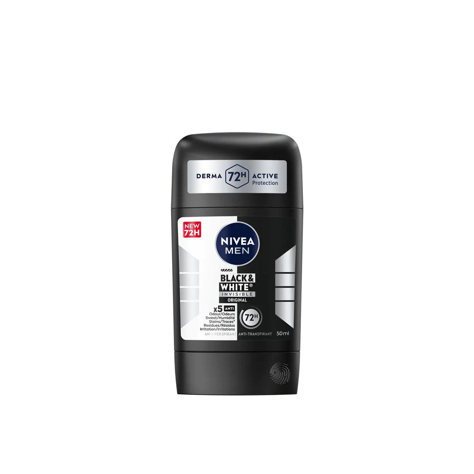 Nivea Men Black & White Invisible Original Anti-Perspirant Stick 50ml