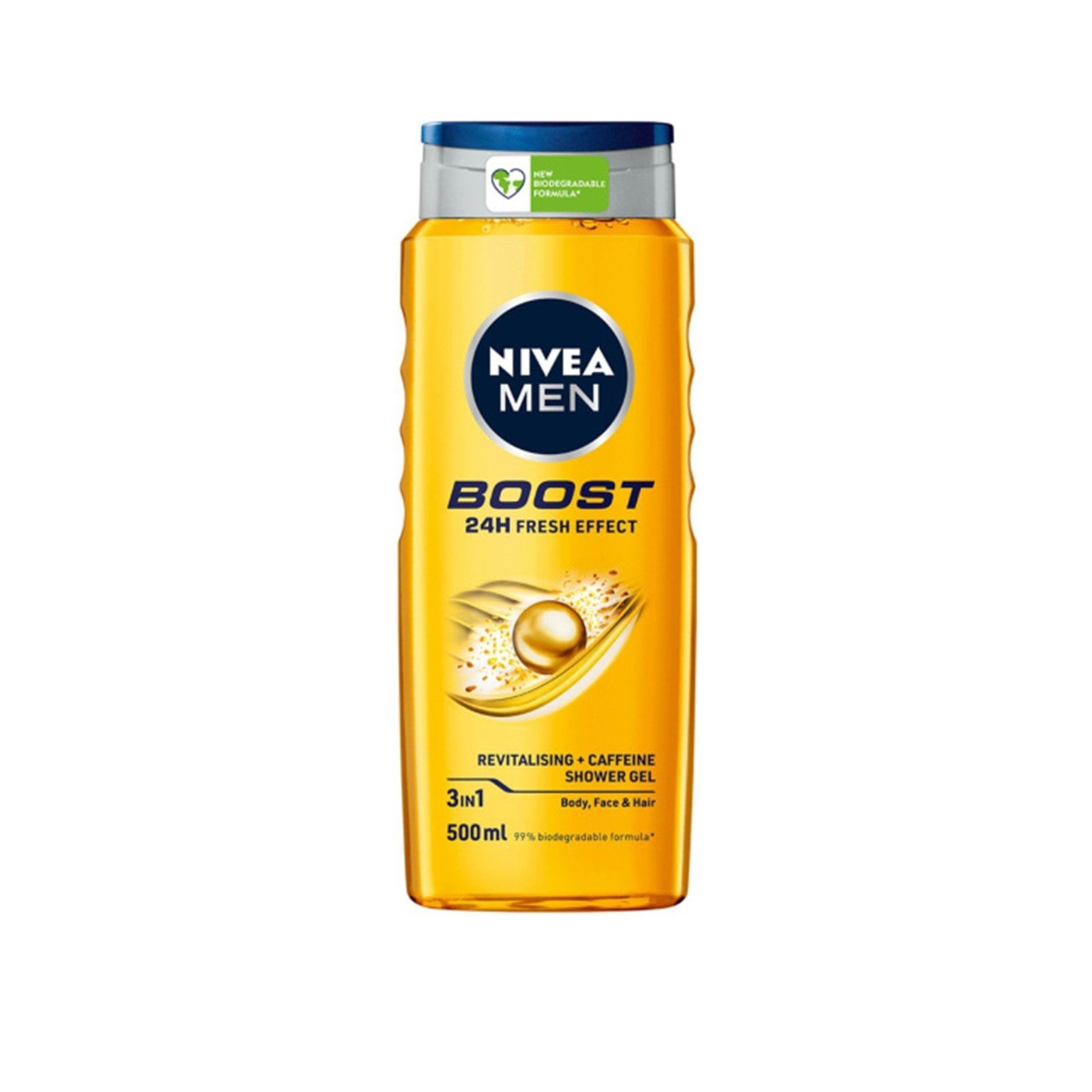 Nivea Men Boost 24h Fresh Effect 3-In-1 Shower Gel 500ml