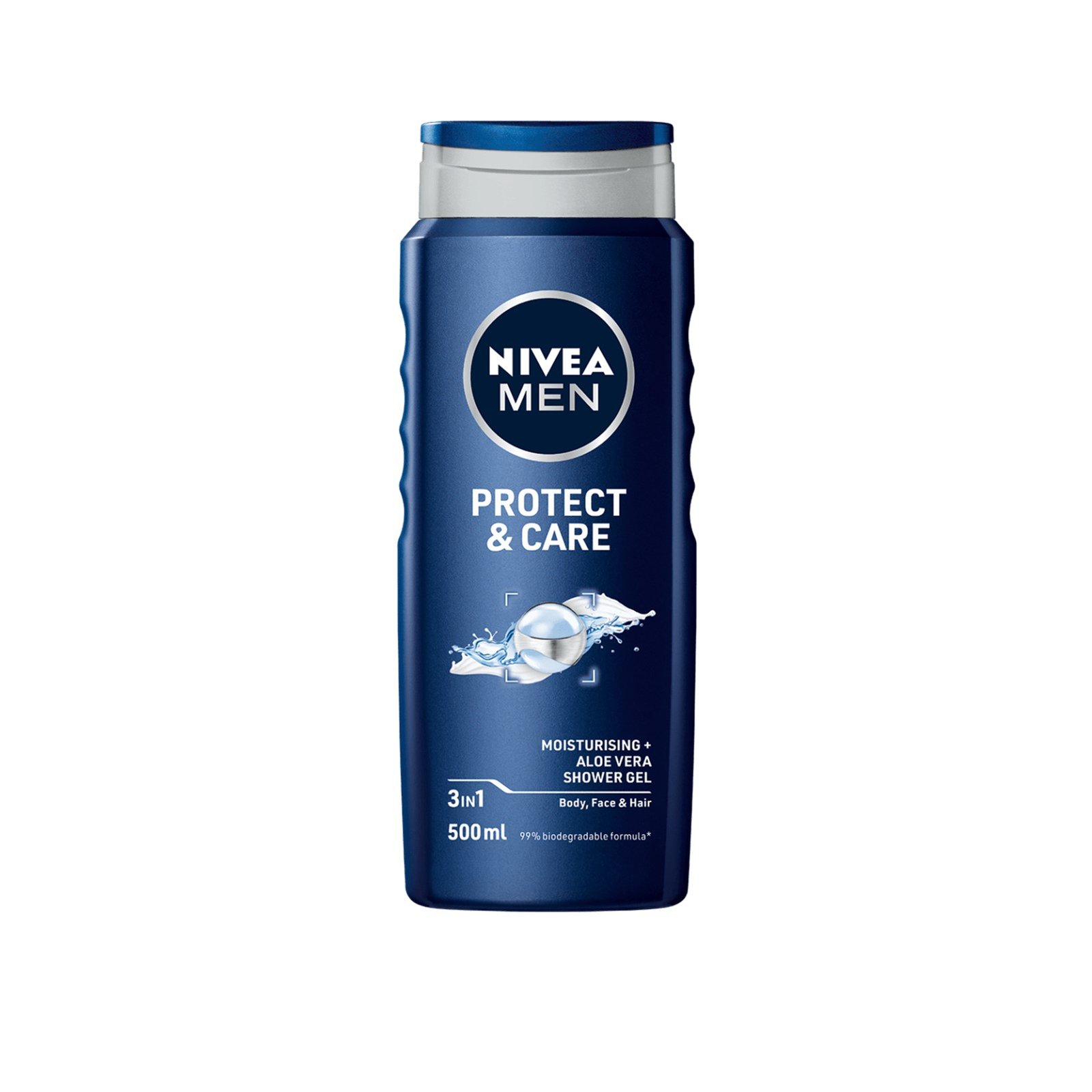 Nivea Men Protect & Care 3-In-1 Shower Gel 500ml (16.9 fl oz)